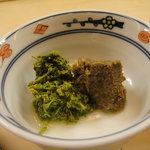 割烹 やました - 花山椒とふき味噌