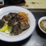 寿司吉 - マグロのほほ肉のステーキ　４００円