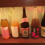 心屋 - お酒の種類が豊富☆梅酒は、全部で７種類もありました。