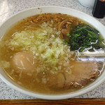 支那そばや - 支那そばや（塩ラーメン750円＋味付玉子100円）