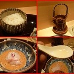 日本料理 十三蔵 - 鯛茶漬け、鯛茶スープを頂く