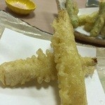 郷土風味 魚来亭 - 笹竹の子の天ぷら