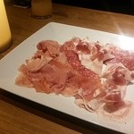 ビーチェ 東京 - 恐らく2人分の生ハム。食べきれなかったぁ(^-^;