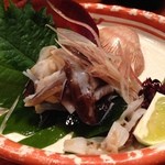 和彩弥 嶋川 - H.26.07.08.夜 三重県産 とり貝お造り 1,296円