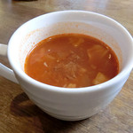 マグズカフェ - ランチセットのスープ