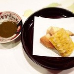 まだか鮑のから揚げとゴールドラッシュ