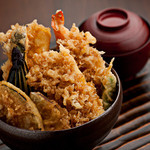 [Limited 10 meals] Shrimp and conger eel Ten-don (tempura rice bowl)