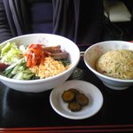 Ramen Kawatou - 翡翠冷麺チャーハンセット！
