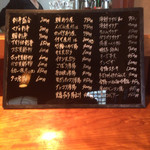 魚八 - おうメニュー写していいよ。
      奥に大将がちらっと。
      日によって中身がかわります。