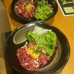 金獅子のヤキニク - ユッケ第三段