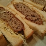 なおらい - ミンチカツサンド