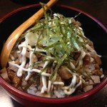 ひげ坊主 - H.27.7.7.昼 ミニチャーシュー丼 250円