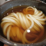 極浄うどん うだま - 2015.7とり天ひやかけとろ玉天トッピング