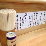 中華そば さとう - 卓上セットは胡椒のみ