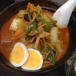 旨辛タンメン 荒木屋 - 五目味噌つけ汁