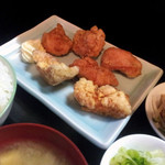 誠一郎本舗 - ギョーザと唐揚げの専門店「ギョーザ屋誠一郎本舗」からあげ定食580円からあげ6個