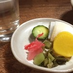 武蔵屋 - 三杯屋の〆は御新香