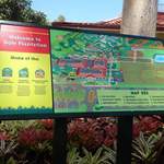 Dole Plantation - 園内の案内板