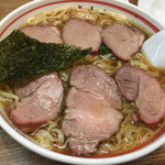 麺壱 吉兆 - これが伝説の白河ラーメン！中華ソバチャーシューだ！大盛り！