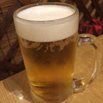 居酒屋ニューシンマチ - 生ビール。