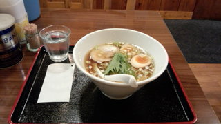 Menyasora - 味玉入りしょうゆラーメン