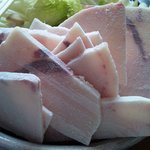 ほとじま - しゃぶしゃぶ用のまぐろは凍らせています