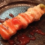 和鶏屋 - H.27.7.9.夜 ささみ梅わさ 151円