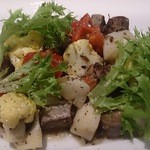 2015年7月帆立とタンの前菜