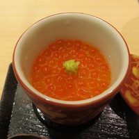 鮨 銀座 おのでら - 冷製茶碗蒸しのいくら掛け