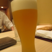 鮨 銀座 おのでら - もの凄く小さいけれど1000円する貴重なビール