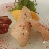 クッチーナ イタリアーナ ガッルーラ - Ｈ27年6月・食事会　ガッルーラと言えばやはりコレ、マンゴーとフォアグラです
