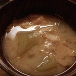 なが田真心ご飯 - おみそ汁も具だくさんでした。