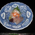 和食もみじ - カンパチ＆ヒラメのお造り