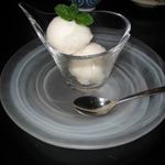 和食もみじ - デザート・生姜のシャーベット