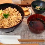 Ocha to Okashi Yokoo - 比内地鶏のそぼろごはん(900円)