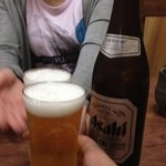 旬のさかな総 - H.27.7.10.昼 瓶ビール(アサヒ)で乾杯♪