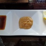 食事処 広〆 - お醤油、特製味噌、岩塩とレモン