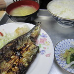 食堂富士 - 焼き魚定食　630円
