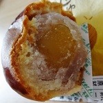 鹿の子 - 栗まんじゅうを割ったところです(2015-7-10登録)