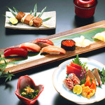 Nigiri and sashimi set Shiosai