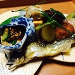 しのはら - （2015.7）八寸（てんこ盛りですな）