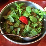 タンドールバル カマルプール - ラムミントカレー1380円