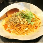 175°DENO担担麺 - 2015 #092 ★175°DENO〜担担麺〜 本店 ＠担担麺汁無〜赤麺／痺れる ￥800
      
      