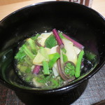 神保町 傳 - 煮物は「春のおくすり」