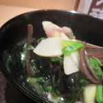 神保町 傳 - 富士山の山菜がたっぷり入っています。