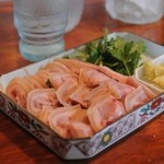 山羊料理二十番 - 山羊サシミ ¥1200