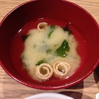 赤坂うまや 新宿 - 大分フンドーキン味噌を使った味噌汁