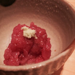 尾崎幸隆 - まぐろの剥き身のせご飯