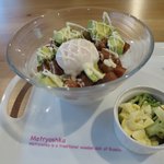 Cafe PoPoKi - スパムとアボカド丼+小鉢_2015/07