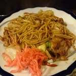 かさや - ソース焼きそば 小 ￥200 塩焼きそばもあるよ！